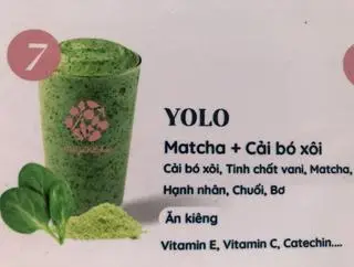 Hình ảnh Mogukitchen matcha + cải bó xôi