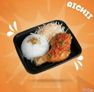 Hình ảnh Cơm đùi gà góc tư Sốt tiêu xanh 