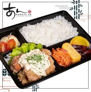 Hình ảnh Fried Chicken with Mayo & Egg Sauce Bento (with Seaweed soup/*Free rice up size)