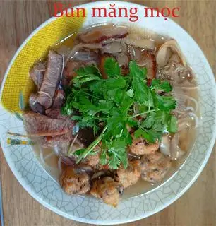 Hình ảnh Bún măng mọc chay