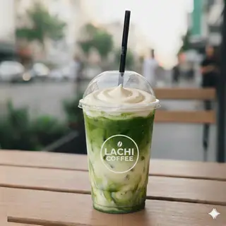 Hình ảnh Matcha latte kem muối