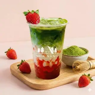 Hình ảnh Matcha Latte Dâu