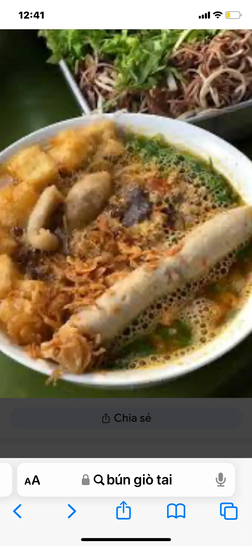 Hình ảnh Bún riêu giò
