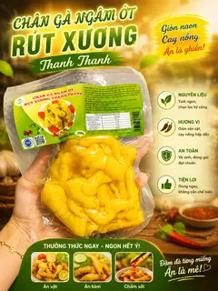 Hình ảnh Chân gà rút xương ngâm ớt 250g