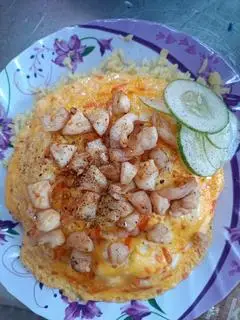 Hình ảnh Cơm Mực Phủ Trứng