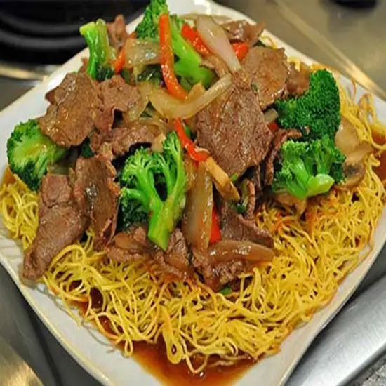 Hình ảnh Mì xào giòn bò