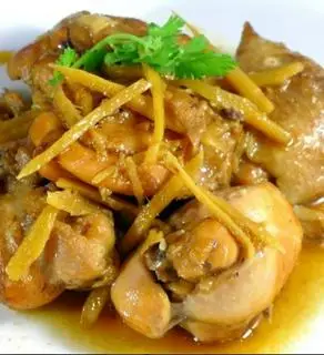Hình ảnh cơm vịt kho gừng 
