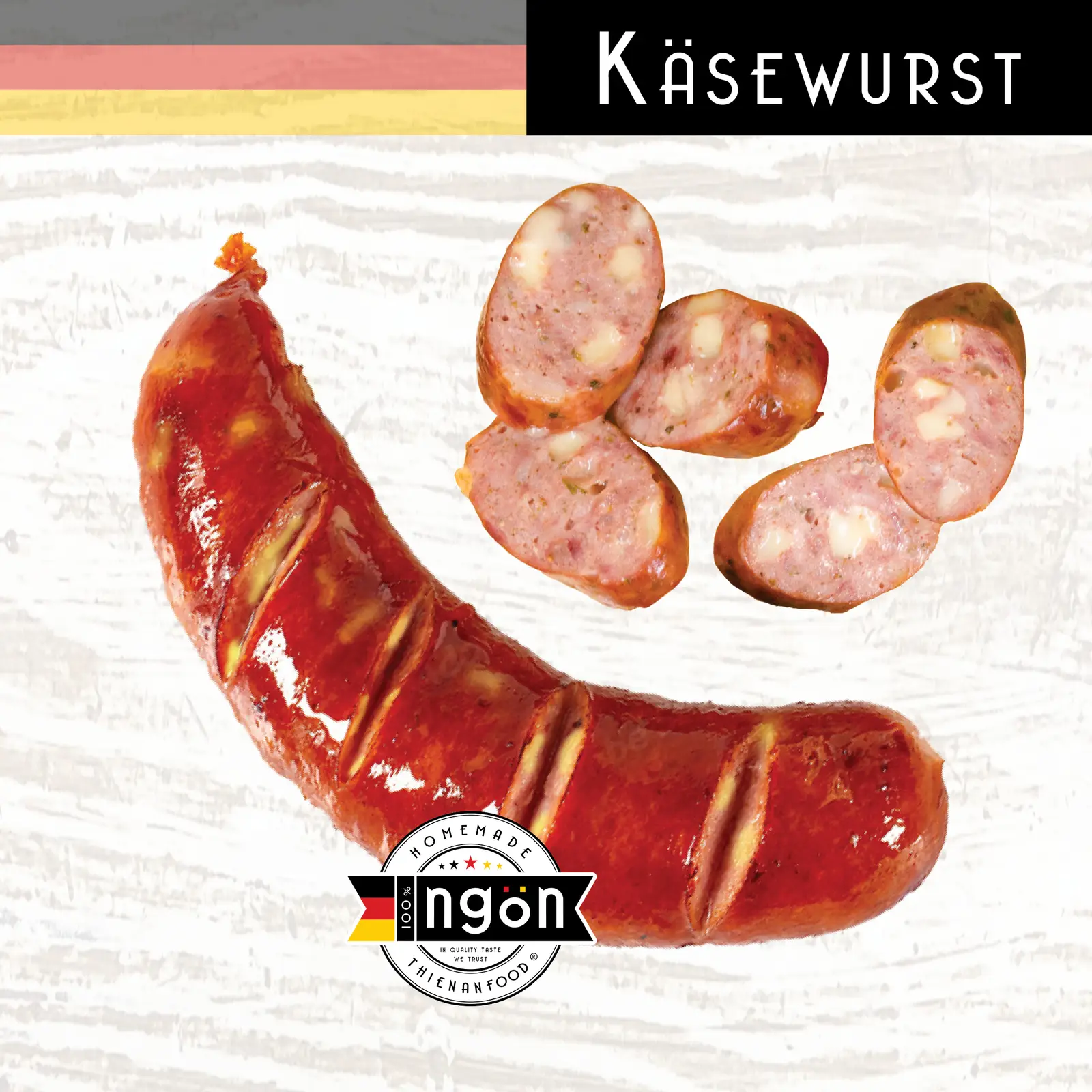 Hình ảnh S3 - CÂY Xúc Xích Phô Mai KASEWURST 