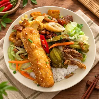 Hình ảnh Cơm thập cẩm + dạ trường 