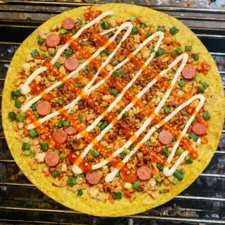 Hình ảnh Bánh tráng nướng bơ hành