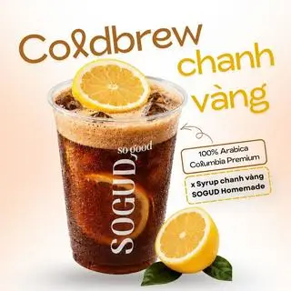 Hình ảnh (Mới ra mắt) Cold Brew x Syrup chanh vàng SOGUD Homemade