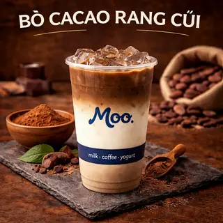 Hình ảnh Bò Cacao Rang Củi