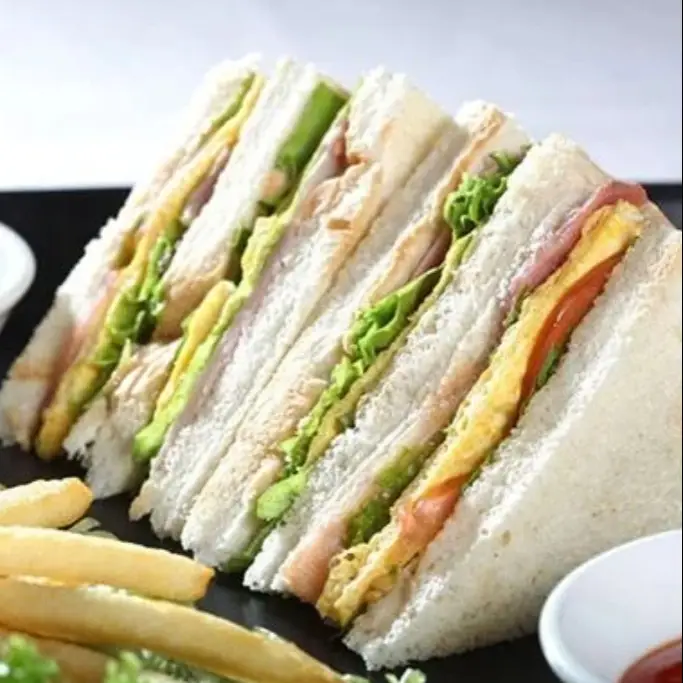 Hình ảnh 2 cái Sanwich thập cẩm