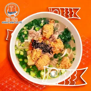 Hình ảnh Bánh canh cá lóc + chả cua Huế 