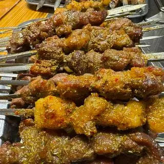 Hình ảnh Gân bò nướng (5 xiên) - 烤牛筋（5串）