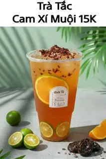 Hình ảnh Trà Tắc Cam Xí muội 