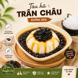 Hình ảnh Tàu hũ trân châu đường đen cốt dừa tươi