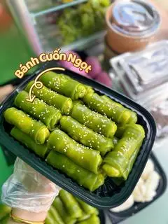 Hình ảnh bách cuốn ngọt lá dứa nhân đậu dừa 150gram