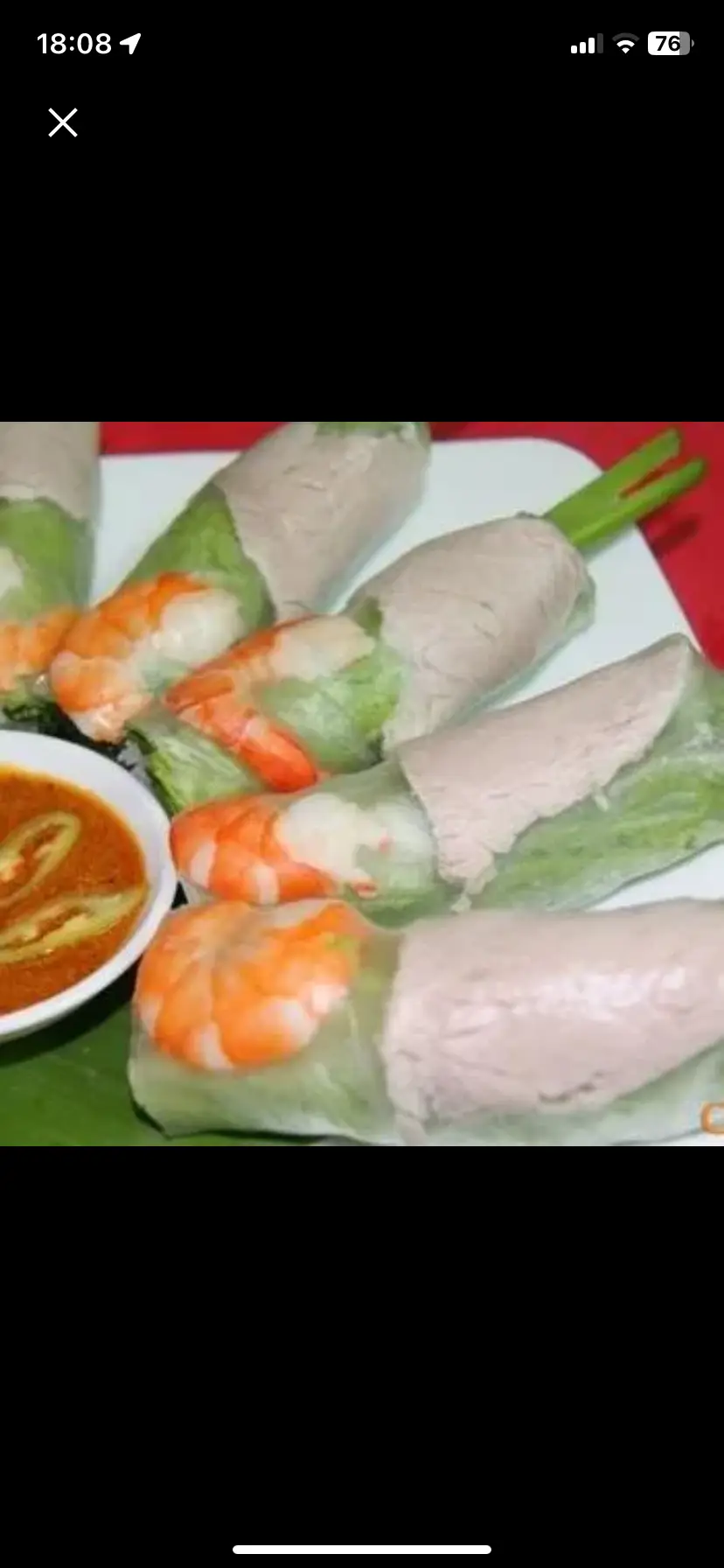 Hình ảnh gổi cuốn tôm thịt 5 cuốn 