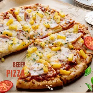 Hình ảnh Pizza Bò Dứa ( Beffy Pizza ) - Size lớn