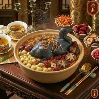 Hình ảnh Súp Gà Ác Tiềm Thuốc Bắc Đông Trùng