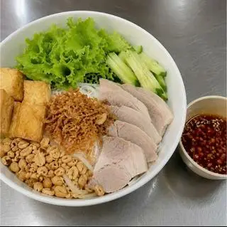 Hình ảnh Bún đậu hũ + thịt luộc - nước tương