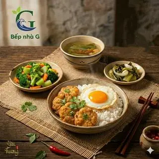 Hình ảnh CƠM CHẢ CÁ RÔPHI CHIÊN/FRIED ROLL FISH ROLLER