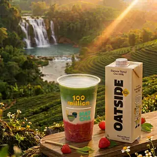 Hình ảnh Matcha Latte Dâu