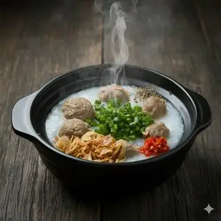 Hình ảnh Cháo bò viên