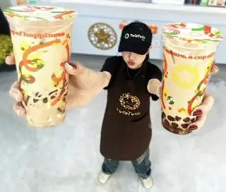 Hình ảnh Combo Thanh Đạm ( Hồng trà size M + Trà xanh size M )