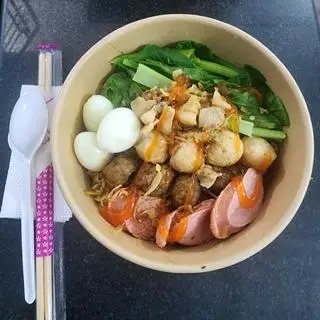 Hình ảnh Combo 2 mì trộn viên thập cẩm + 2 pepsi+ 2 tẩy