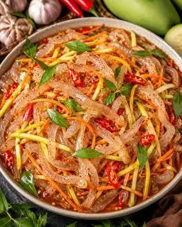 Hình ảnh Sứa Mix Chân Gà Ngâm Mắm Me