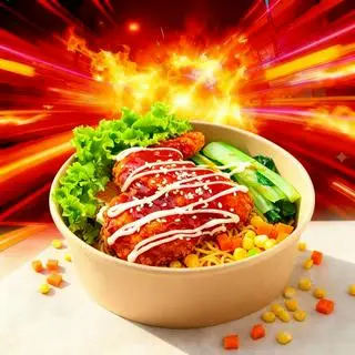 Hình ảnh [PD] Mì Trộn Indomie Gà Sốt Hàn Quốc