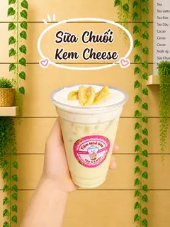 Hình ảnh Sữa Chuối Kem Cheese - M