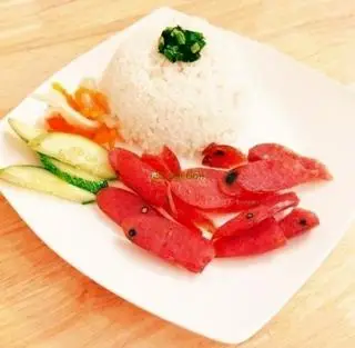 Hình ảnh Cơm lạp xưởng - chả - ốp la