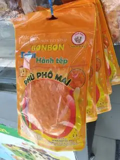 Hình ảnh Bánh tráng hành tép phủ phô mai