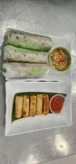 Hình ảnh Combo Chay No Khoẻ (5 Chả giò+3 Gỏi cuốn)