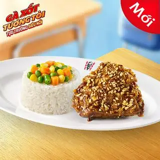 Hình ảnh 1 Cơm Gà Xốt Tương Tỏi