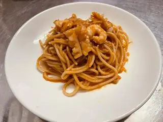 Hình ảnh mỳ ý hải sản sốt tomyum
