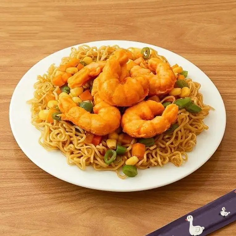 Hình ảnh Mì Trộn Tôm Định Hình