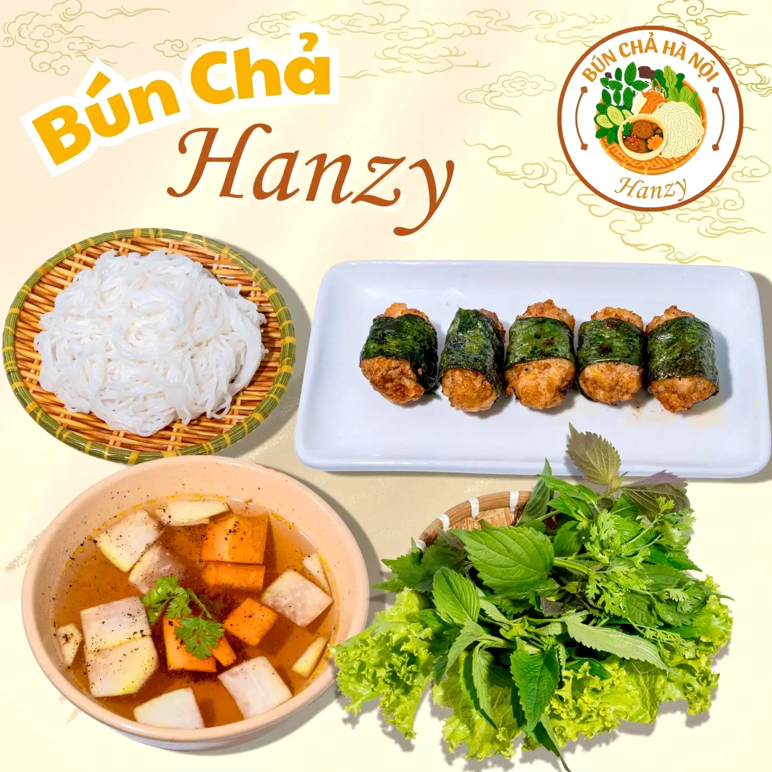 Hình ảnh Bún chả xương sông