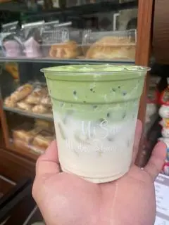 Hình ảnh Latte trà xanh