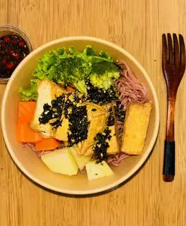 Hình ảnh Bún gạo lức đậu khuôn ( chay dùng được ) 