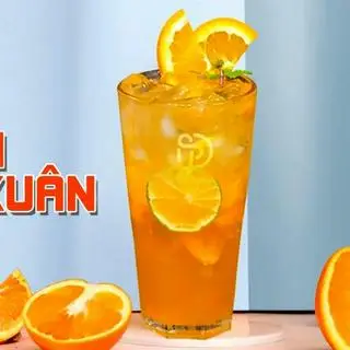 Hình ảnh Trà xanh chanh cam nhài