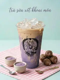 Hình ảnh Trà sữa xốt khoai môn