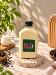 Hình ảnh Chai tiết kiệm lục trà sữa nguyên bản - 330ml