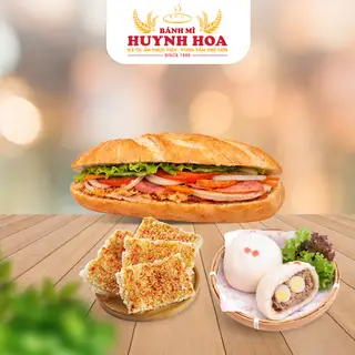 Hình ảnh Combo 1: 1 Bánh mì TT sz L; 1 Bịch cơm cháy mắm; 1 Bánh bao