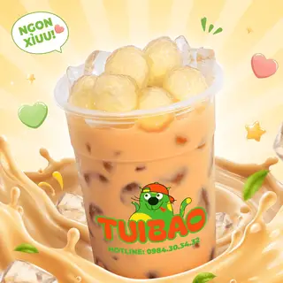 Hình ảnh Trà sữa double phô mai viên size L