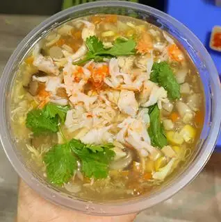 Hình ảnh SÚP Mix tôm và gà xé