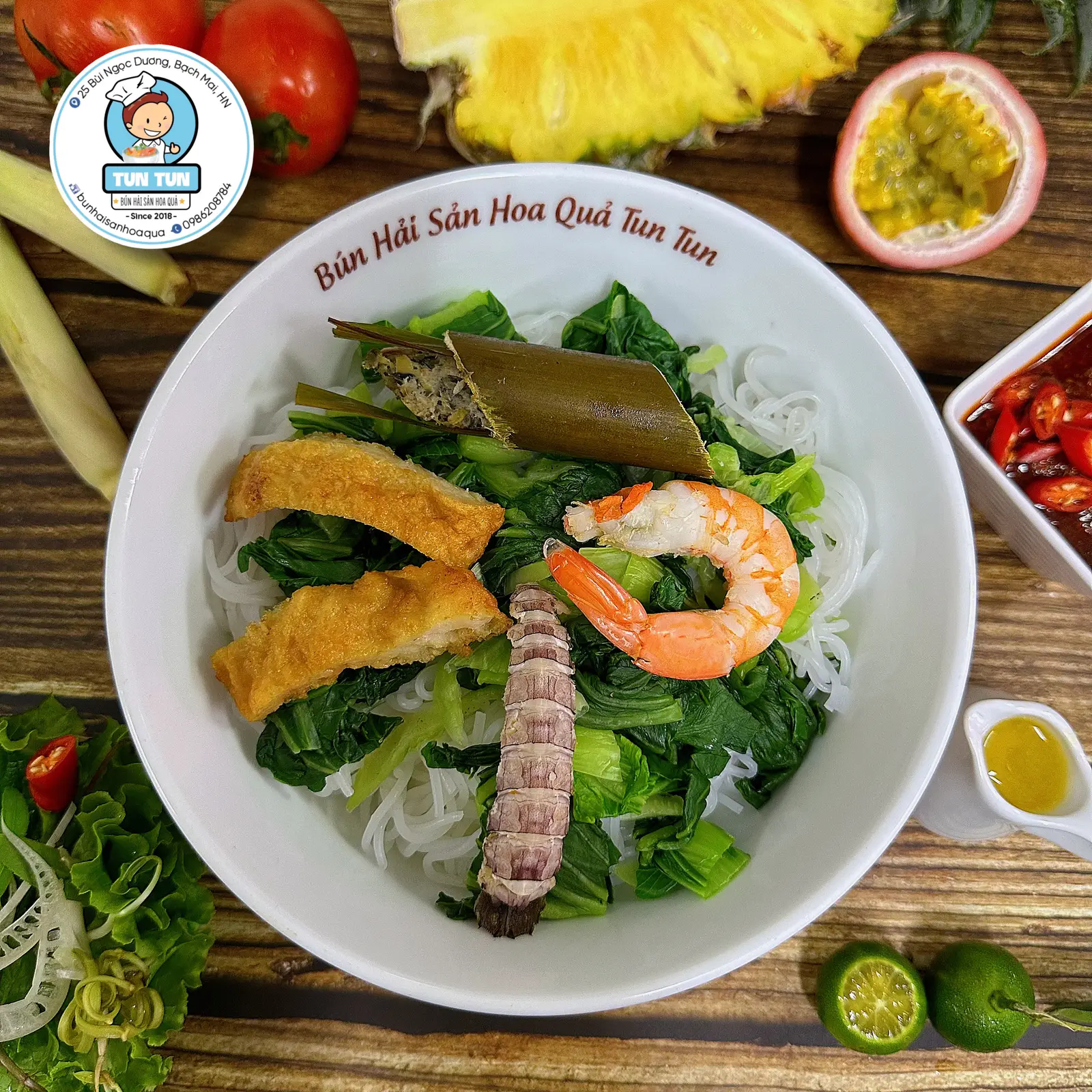 Hình ảnh Bún Hải Sản Hoa Quả Size S (Cỡ Nhỏ)